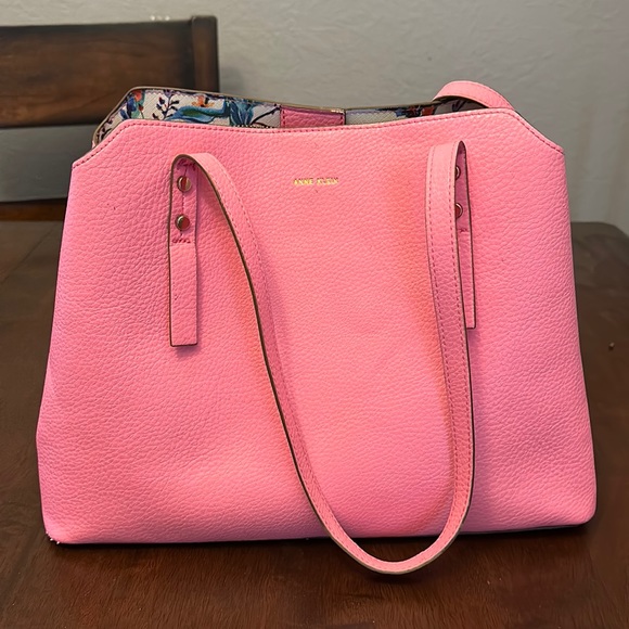 Anne Klein Bags Hot Pink Anne Klein Tote Poshmark